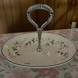 Pfaltzgraff Winterberry oval candy dish